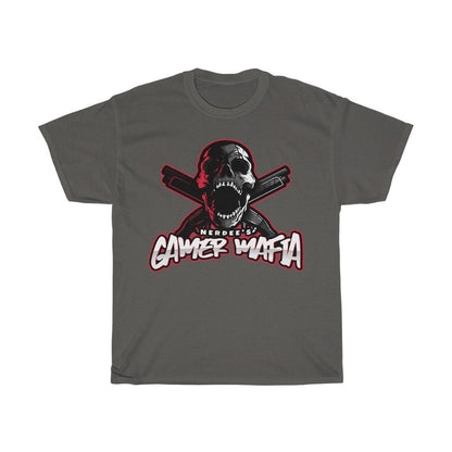 Nerdee's - Unisex Heavy Cotton Tee - "Gamer Mafia" (Design 08)