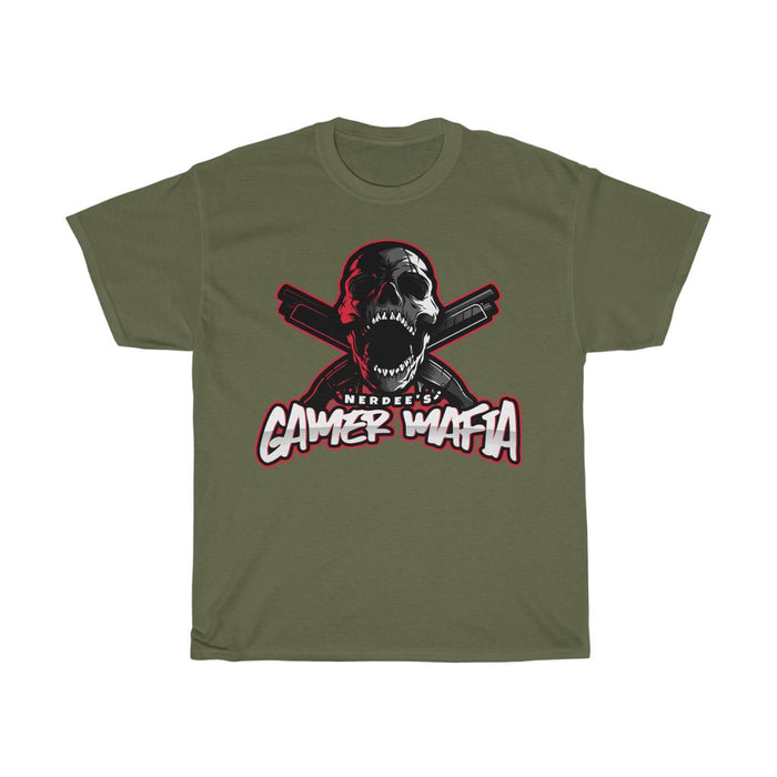 Nerdee's - Unisex Heavy Cotton Tee - "Gamer Mafia" (Design 08)