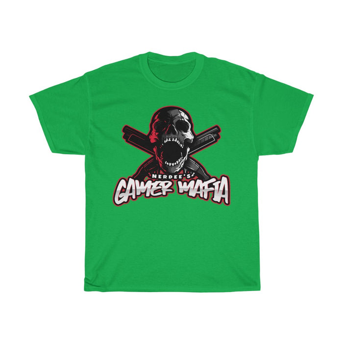 Nerdee's - Unisex Heavy Cotton Tee - "Gamer Mafia" (Design 08)