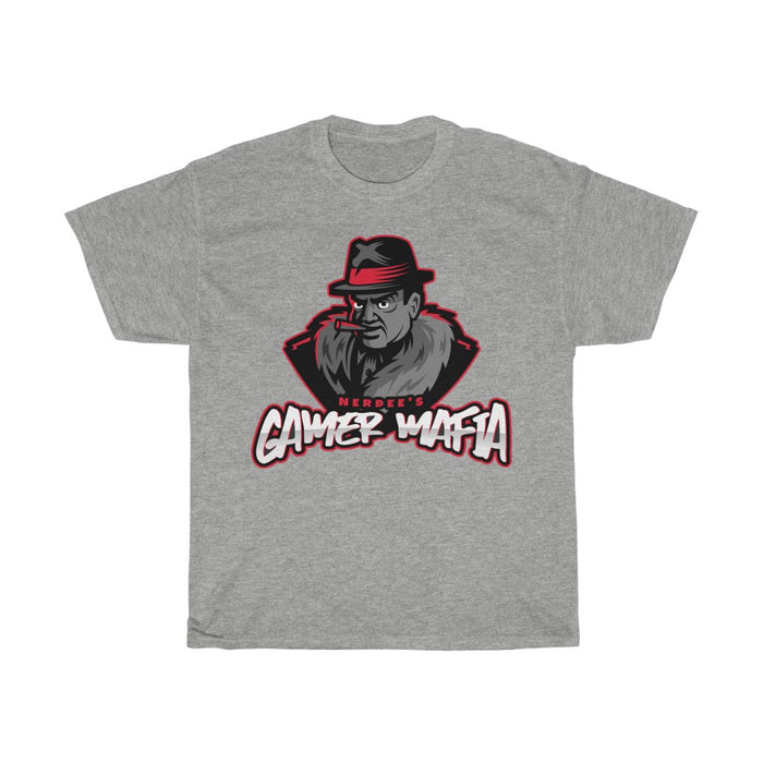 Nerdee's - Unisex Heavy Cotton Tee - "Gamer Mafia" (Design 11)