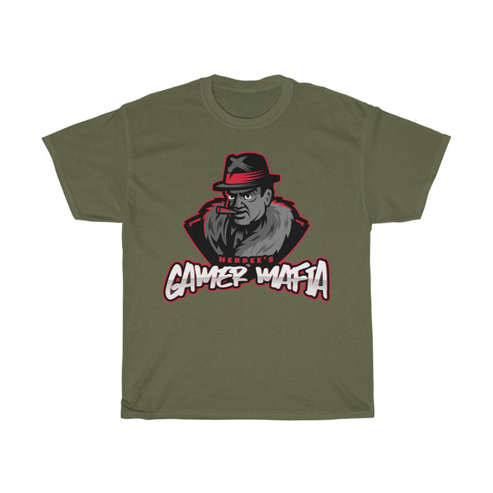 Nerdee's - Unisex Heavy Cotton Tee - "Gamer Mafia" (Design 11)