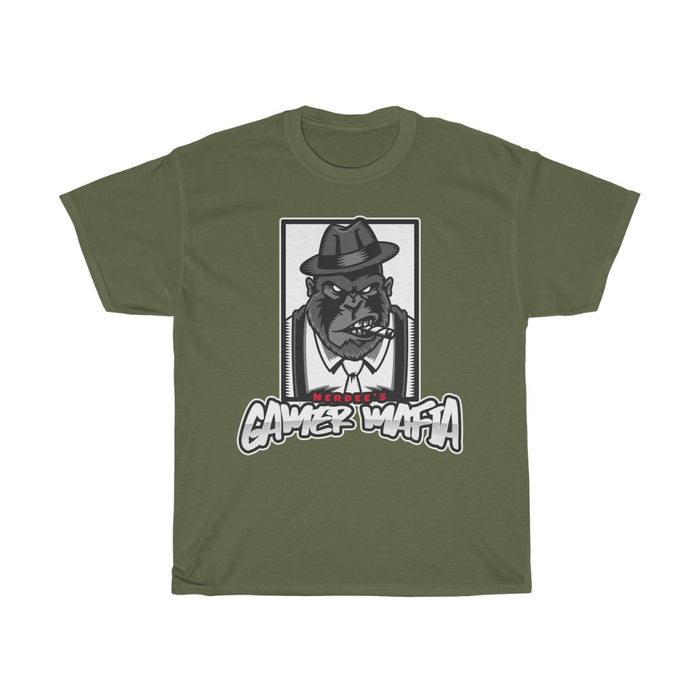 Nerdee's - Unisex Heavy Cotton Tee - "Gamer Mafia" (Design 14)
