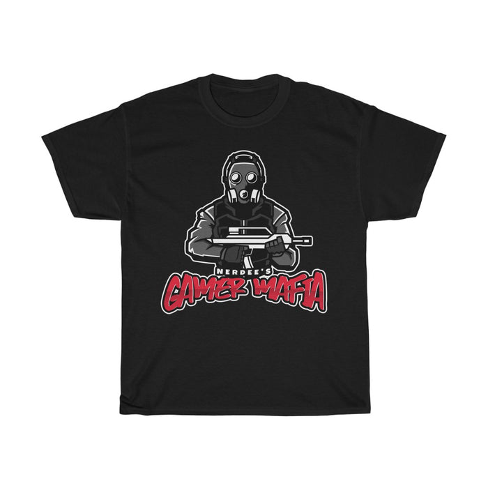 Nerdee's - Unisex Heavy Cotton Tee - "Gamer Mafia" (Design 15)