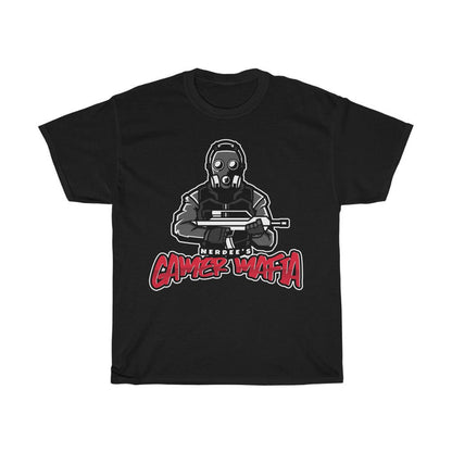 Nerdee's - Unisex Heavy Cotton Tee - "Gamer Mafia" (Design 15)