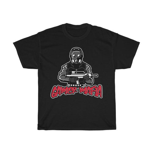 Nerdee's - Unisex Heavy Cotton Tee - "Gamer Mafia" (Design 15)