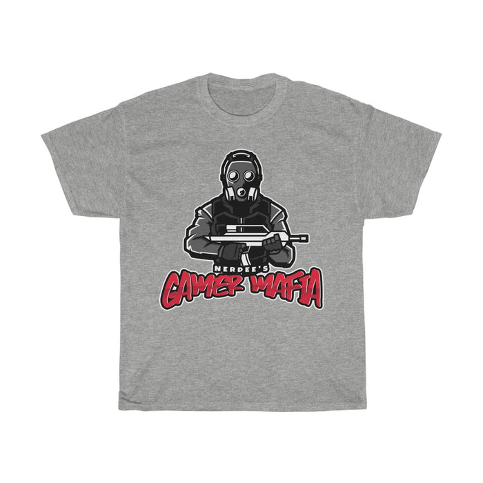 Nerdee's - Unisex Heavy Cotton Tee - "Gamer Mafia" (Design 15)