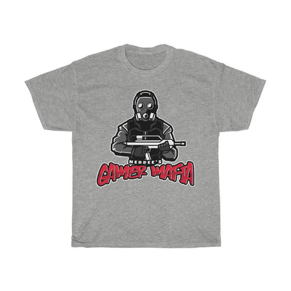 Nerdee's - Unisex Heavy Cotton Tee - "Gamer Mafia" (Design 15)