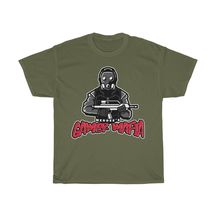 Nerdee's - Unisex Heavy Cotton Tee - "Gamer Mafia" (Design 15)
