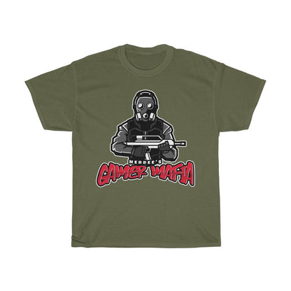 Nerdee's - Unisex Heavy Cotton Tee - "Gamer Mafia" (Design 15)
