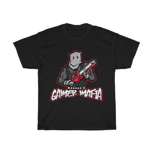 Nerdee's - Unisex Heavy Cotton Tee - "Gamer Mafia" (Design 16)