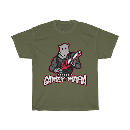 Nerdee's - Unisex Heavy Cotton Tee - "Gamer Mafia" (Design 16)