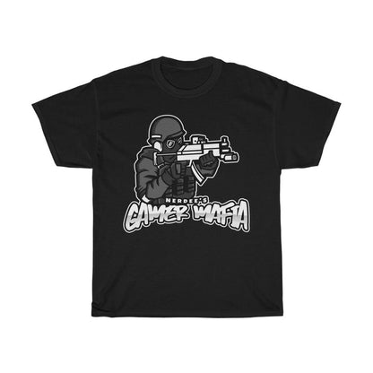 Nerdee's - Unisex Heavy Cotton Tee - "Gamer Mafia" (Design 17)