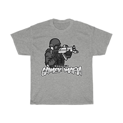 Nerdee's - Unisex Heavy Cotton Tee - "Gamer Mafia" (Design 17)