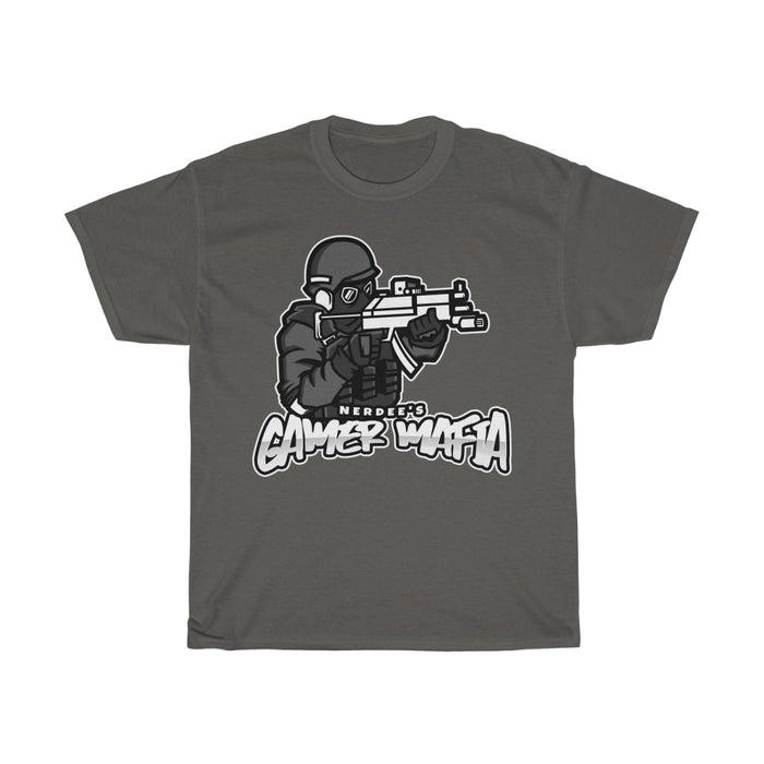 Nerdee's - Unisex Heavy Cotton Tee - "Gamer Mafia" (Design 17)