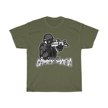 Nerdee's - Unisex Heavy Cotton Tee - "Gamer Mafia" (Design 17)