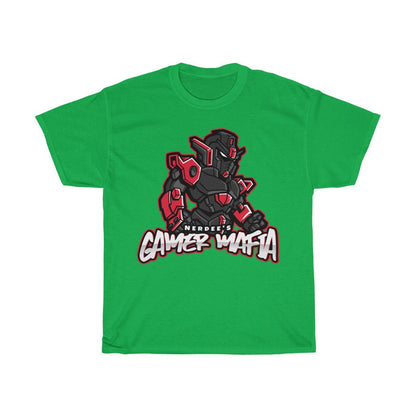 Nerdee's - Unisex Heavy Cotton Tee - "Gamer Mafia" (Design 17)