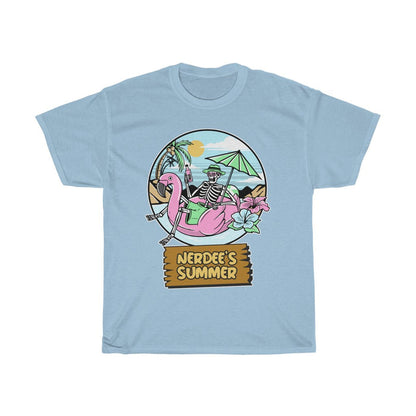 Nerdee's - Unisex Heavy Cotton Tee - "Nerdee's Summer"