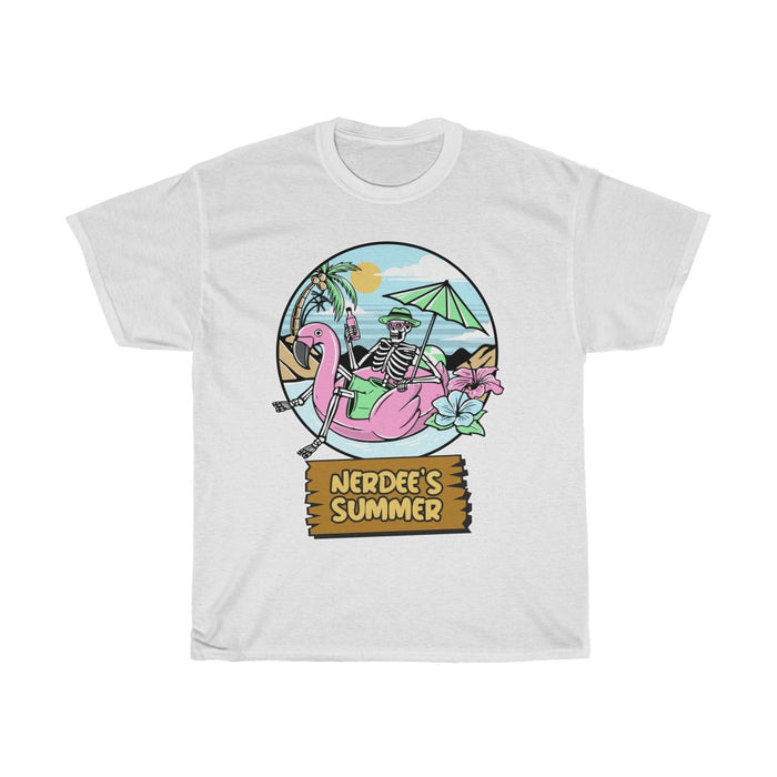 Nerdee's - Unisex Heavy Cotton Tee - "Nerdee's Summer"