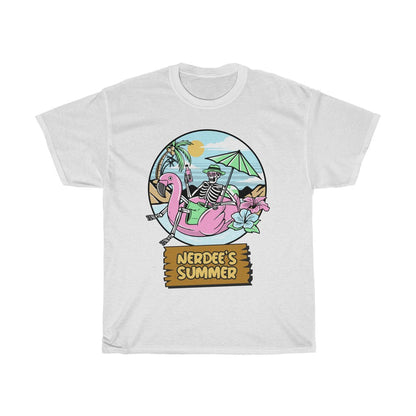 Nerdee's - Unisex Heavy Cotton Tee - "Nerdee's Summer"