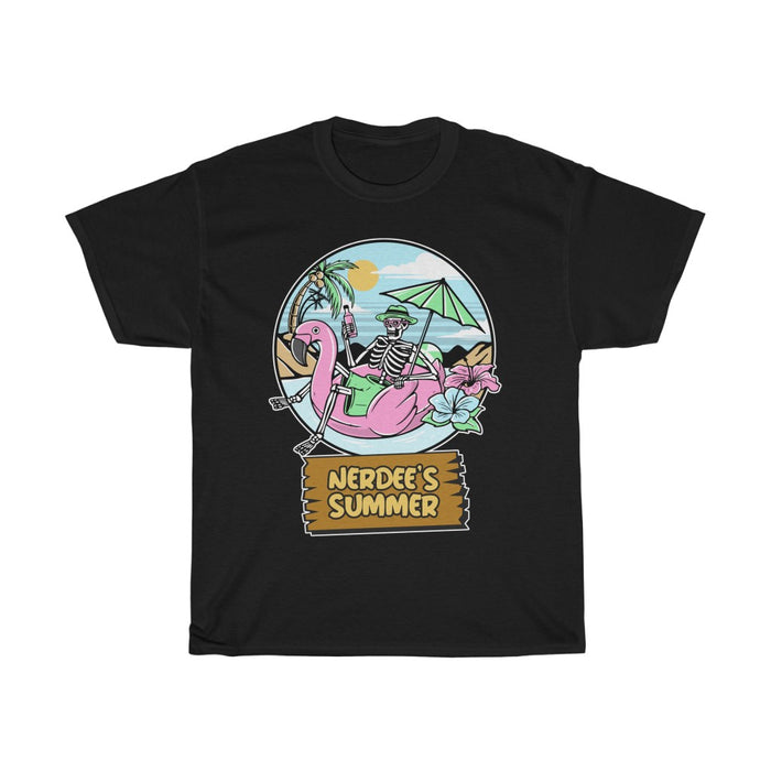 Nerdee's - Unisex Heavy Cotton Tee - "Nerdee's Summer"