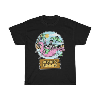 Nerdee's - Unisex Heavy Cotton Tee - "Nerdee's Summer"