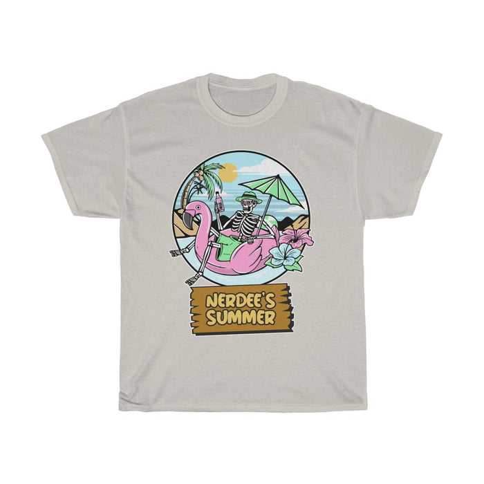 Nerdee's - Unisex Heavy Cotton Tee - "Nerdee's Summer"