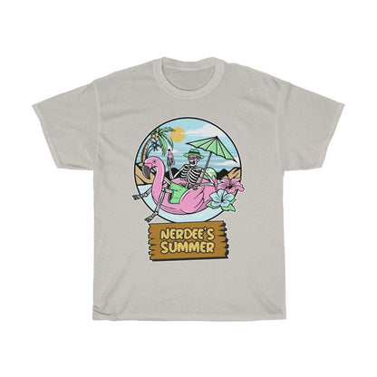 Nerdee's - Unisex Heavy Cotton Tee - "Nerdee's Summer"