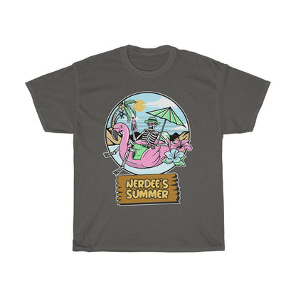 Nerdee's - Unisex Heavy Cotton Tee - "Nerdee's Summer"
