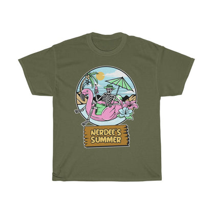 Nerdee's - Unisex Heavy Cotton Tee - "Nerdee's Summer"