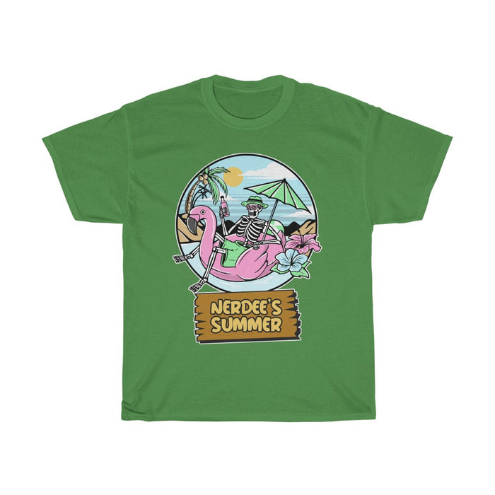 Nerdee's - Unisex Heavy Cotton Tee - "Nerdee's Summer"