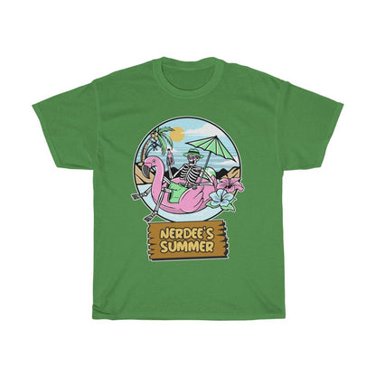 Nerdee's - Unisex Heavy Cotton Tee - "Nerdee's Summer"