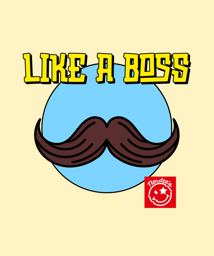 Nerdee's - Unisex Heavy Cotton Tee - "Stash Like-a-Boss"