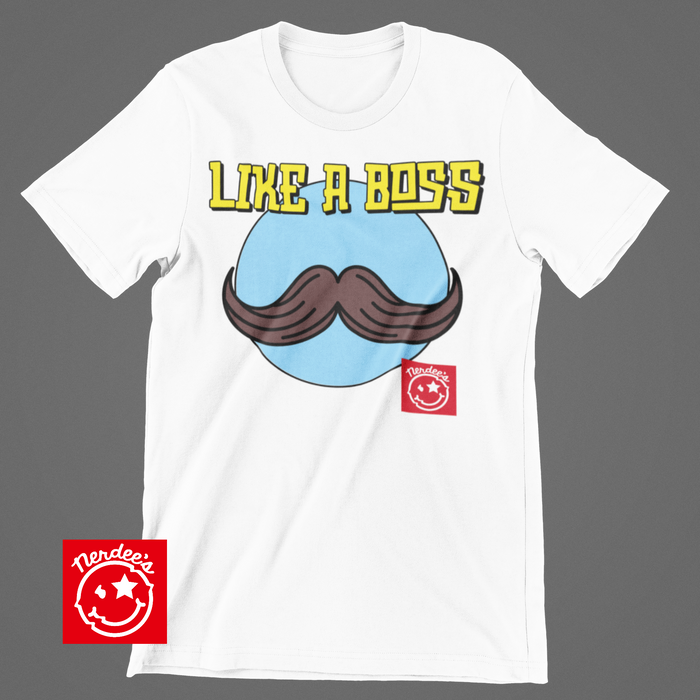 Nerdee's - Unisex Heavy Cotton Tee - "Stash Like-a-Boss"