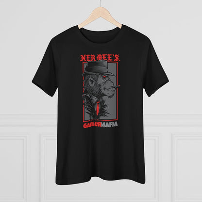 Nerdee's - Women's Premium Tee - "Gamer Mafia" (Design 01)