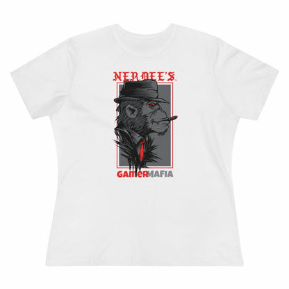 Nerdee's - Women's Premium Tee - "Gamer Mafia" (Design 01)