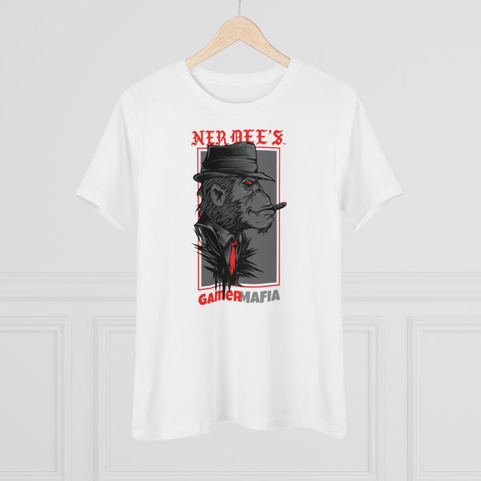Nerdee's - Women's Premium Tee - "Gamer Mafia" (Design 01)