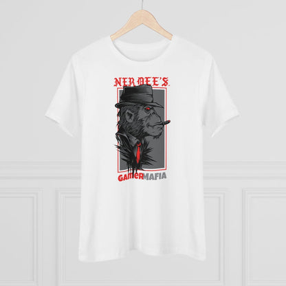 Nerdee's - Women's Premium Tee - "Gamer Mafia" (Design 01)