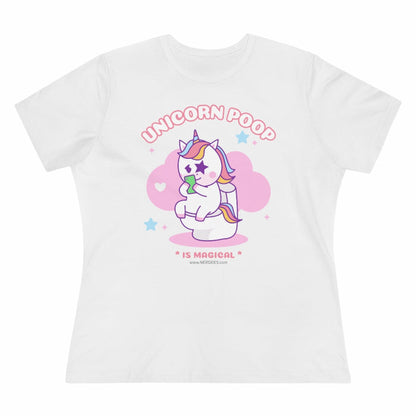 Nerdee's - Women's Premium Tee - "Unicorn Poop"