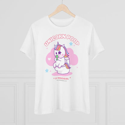 Nerdee's - Women's Premium Tee - "Unicorn Poop"