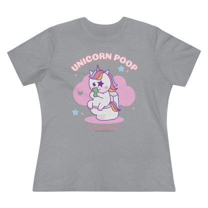 Nerdee's - Women's Premium Tee - "Unicorn Poop"