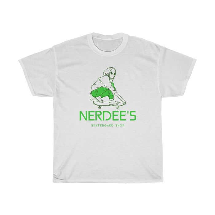 Nerdee's "Alien Skater" - Unisex Heavy Cotton Tee