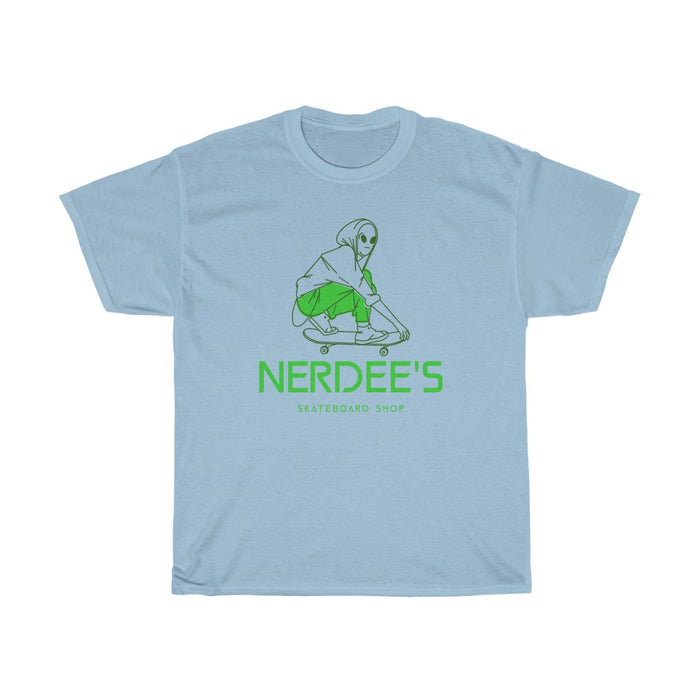 Nerdee's "Alien Skater" - Unisex Heavy Cotton Tee