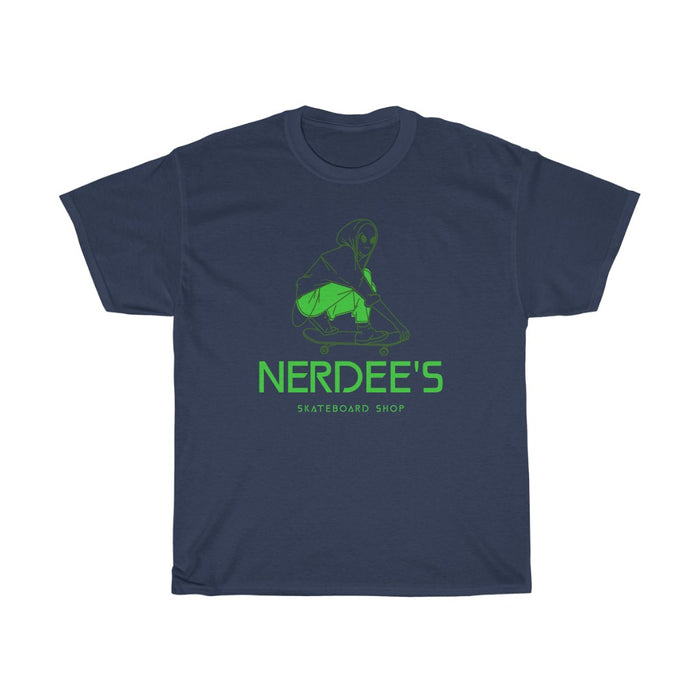 Nerdee's "Alien Skater" - Unisex Heavy Cotton Tee