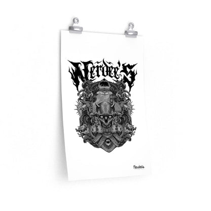 Nerdee's "Bay Area Biz" (Design 02) - Premium Matte vertical posters - White