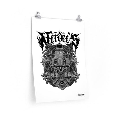 Nerdee's "Bay Area Biz" (Design 02) - Premium Matte vertical posters - White