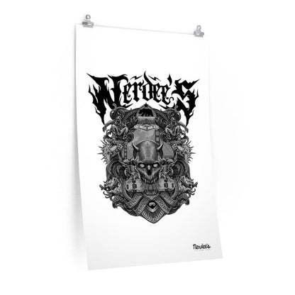 Nerdee's "Bay Area Biz" (Design 02) - Premium Matte vertical posters - White