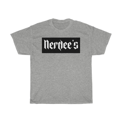 Nerdee's "Black Label" - Unisex Heavy Cotton Tee