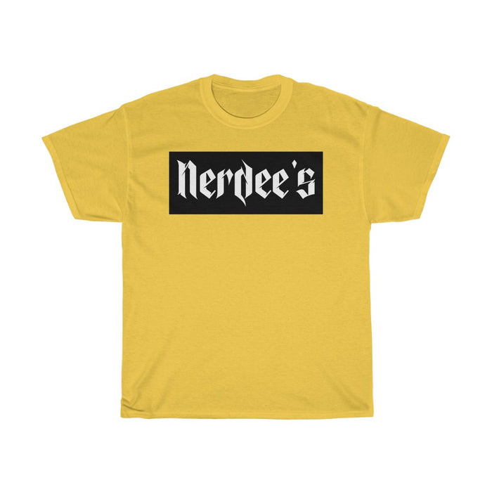 Nerdee's "Black Label" - Unisex Heavy Cotton Tee