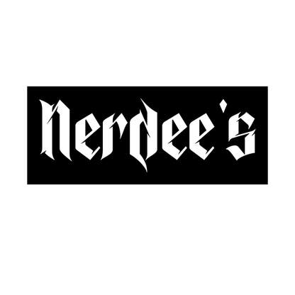 Nerdee's "Black Label" (Design 02) - Backpack - White