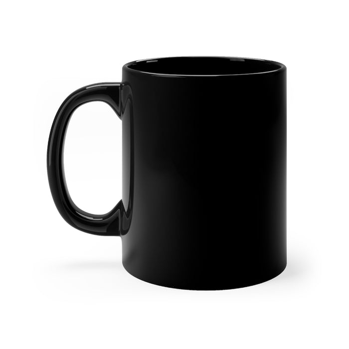 Nerdee's "Gorilla Samurai" Black mug 11oz